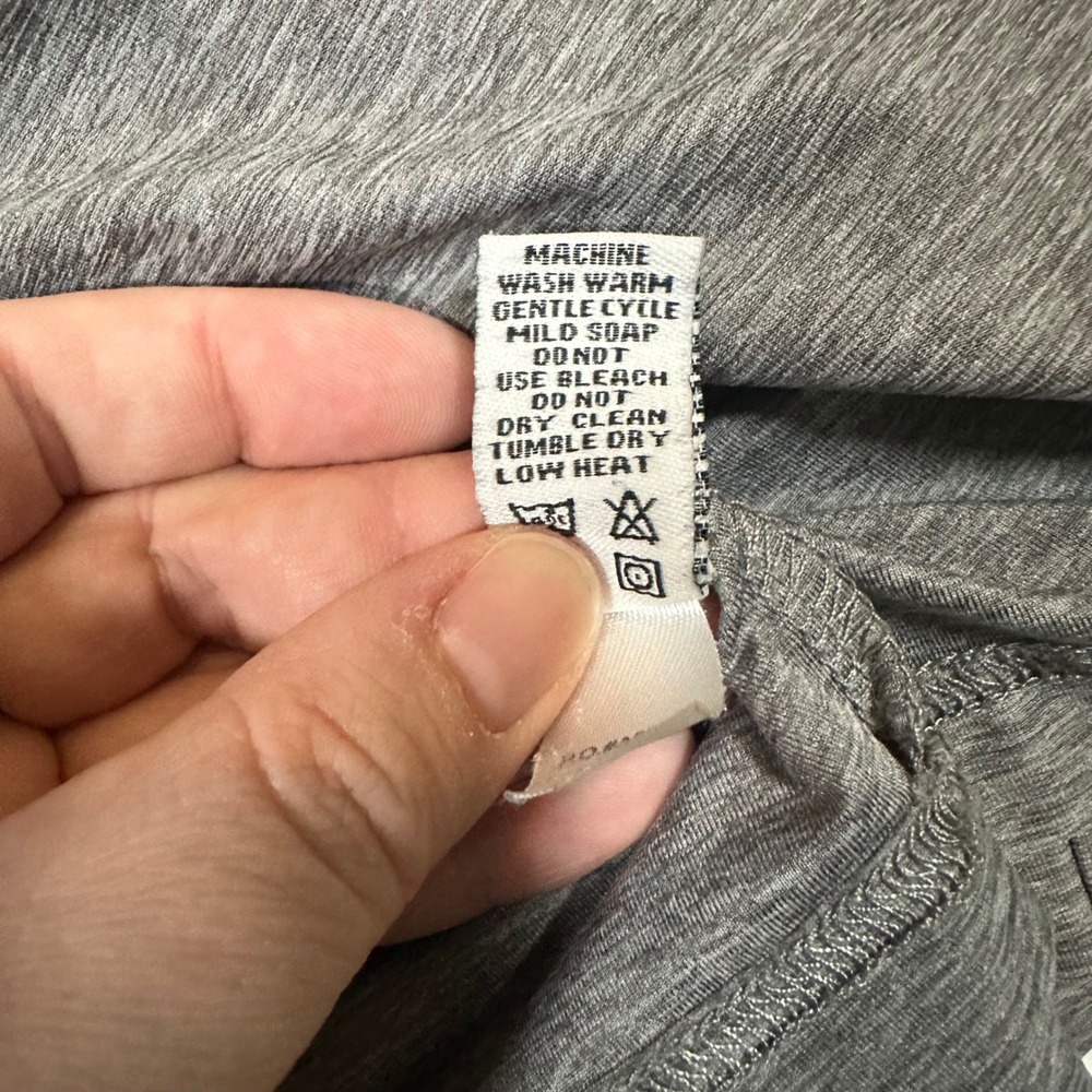 Straight‎ Down Mens Quarter Zip Pullover Gray Runway Growth Capital Logo Size M - Picture 3 of 8